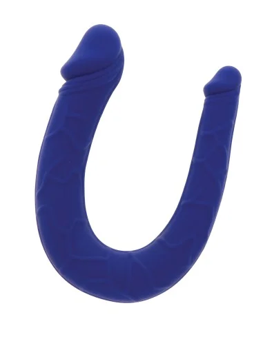 Get Real Double Dong podwójne silikonowe dildo niebieskie