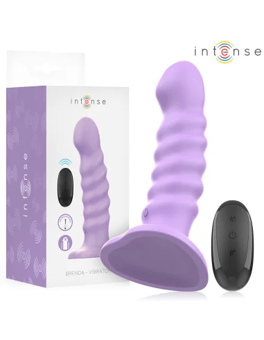Intense Brenda elastyczne dildo na przyssawce z pilotem 16,6 x 3,8 cm
