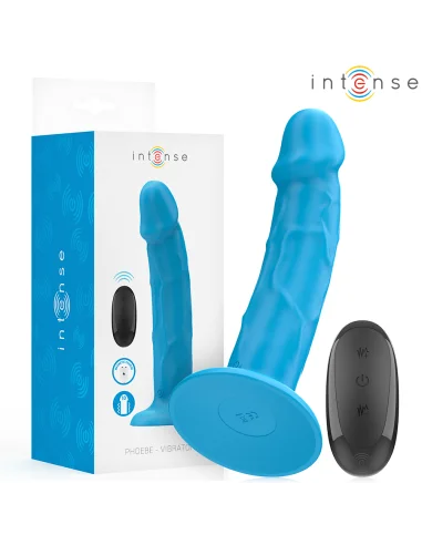 Intense Phoebe elastyczne dildo na przyssawce z pilotem 19 x 3,7 cm