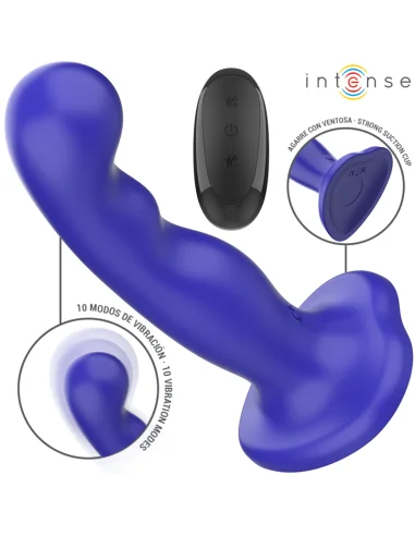 Intense Shorty elastyczne dildo na przyssawce z pilotem 16,5 x 3,8 cm