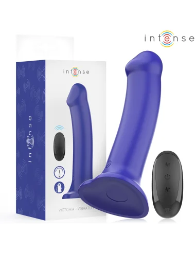 Intense Victoria elastyczne dildo na przyssawce z pilotem 20 x 4,5 cm