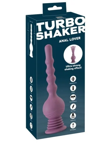 Turbo Shaker Anal zwariowany wibrator analny na przyssawce