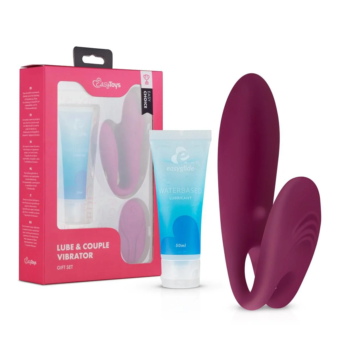 Zestaw Wibrator dla Par + Lubrykant Easy Choice